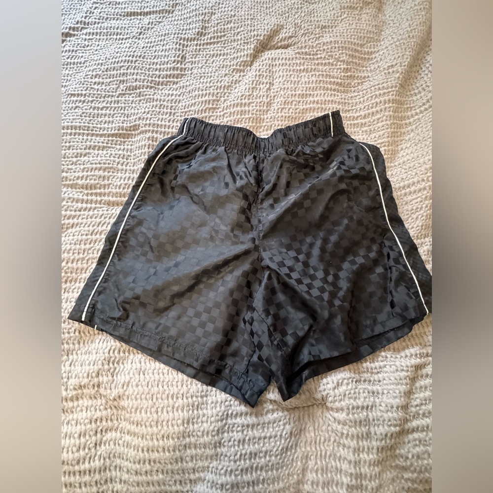 Dick’s Sporting Goods - Checkered Black Athletic Shorts - girls size large